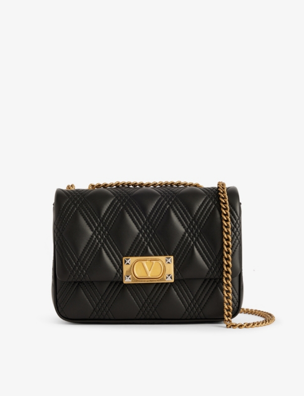 Quiltie 67 medium leather shoulder bag