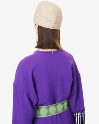 Valentino Garavani Women Sand Wool Turban