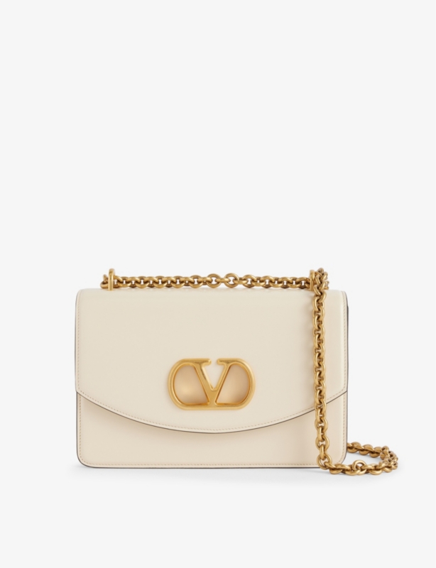 Vain chain-strap leather shoulder bag