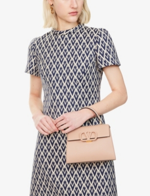 VALENTINO GARAVANI: VSling Grained Leather Handbag