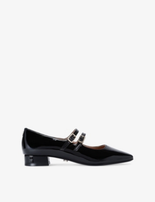 Carvela Womens  Harper Patent-leather Heeled Pumps