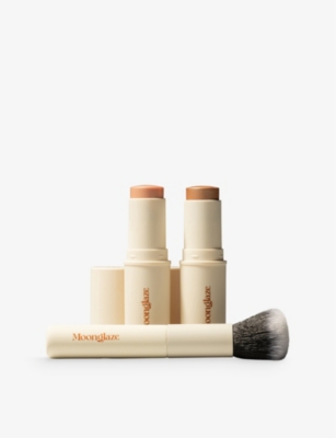 MOONGLAZE GLAZED AND GILDED FULL USE SET MAKE-UP AND BRUSH SET 