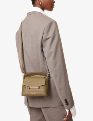 STRATHBERRY: Mosaic Nano Leather Top-Handle Bag