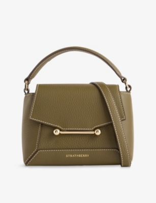 STRATHBERRY: Mosaic Nano Leather Top-Handle Bag