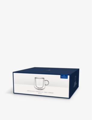 Villeroy & Boch Double-walled Set Of Two Espresso Glasses 60ml