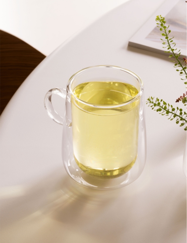 Double-walled set of two latte glasses 250ml