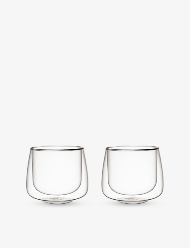 Double-walled set of two cappuccino glasses 250ml