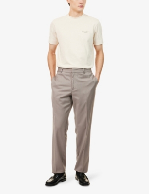EMPORIO ARMANI: Script Logo Short-Sleeve Cotton T-Shirt