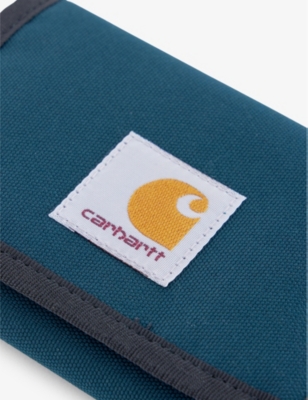 Carhartt Mens Alec Woven Wallet Deep Lagoon In Deep Lagoon