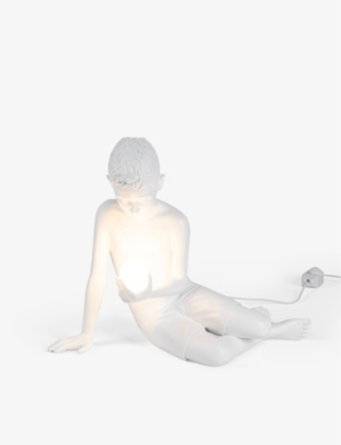 Innerglow Mini Boy resin table lamp 39.5cm