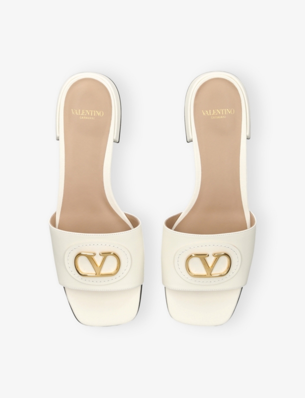 VLogo Signature 20 Leather Slides