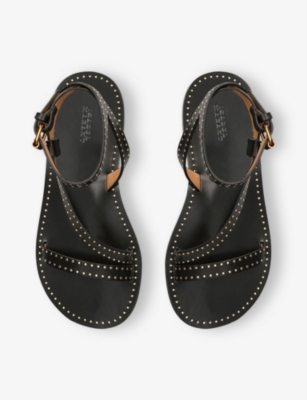 ISABEL MARANT: Jopee Leather Sandals