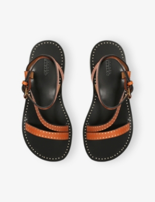 ISABEL MARANT: Jopee Leather Sandals