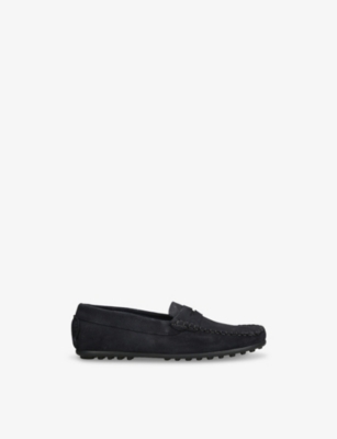 PAPOUELLI: Kids' Felix Suede Moccasins