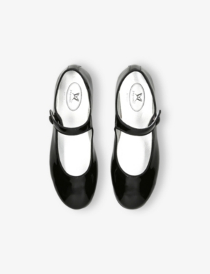 PAPOUELLI: Kids' Angelica Patent Leather Pumps