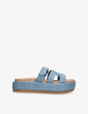 STEVE MADDEN: Bigmissile Raffia Sandals