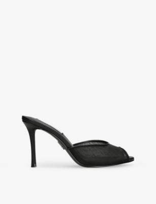 STEVE MADDEN WOMENS STEVE MADDEN ROLLOUT-M MESH HEELED MULES 