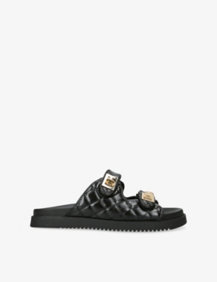 STEVE MADDEN: Schmona-CN Faux-Leather Sandals