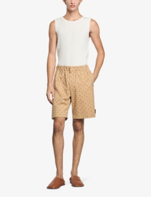Sandro Square Cross Bermuda Shorts