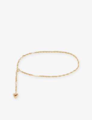 CLAUDIE PIERLOT: Twisted Heart Metal Chain Belt