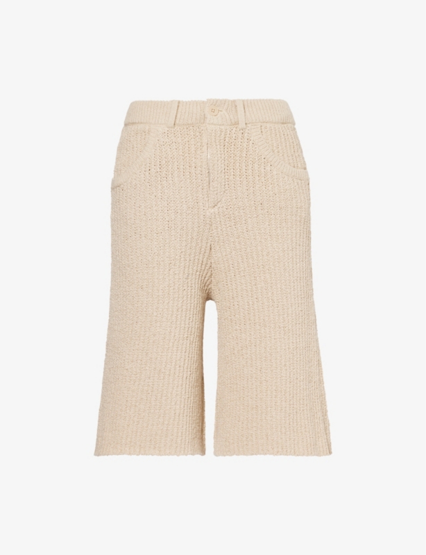 Cae Wide-Leg Knitted Shorts