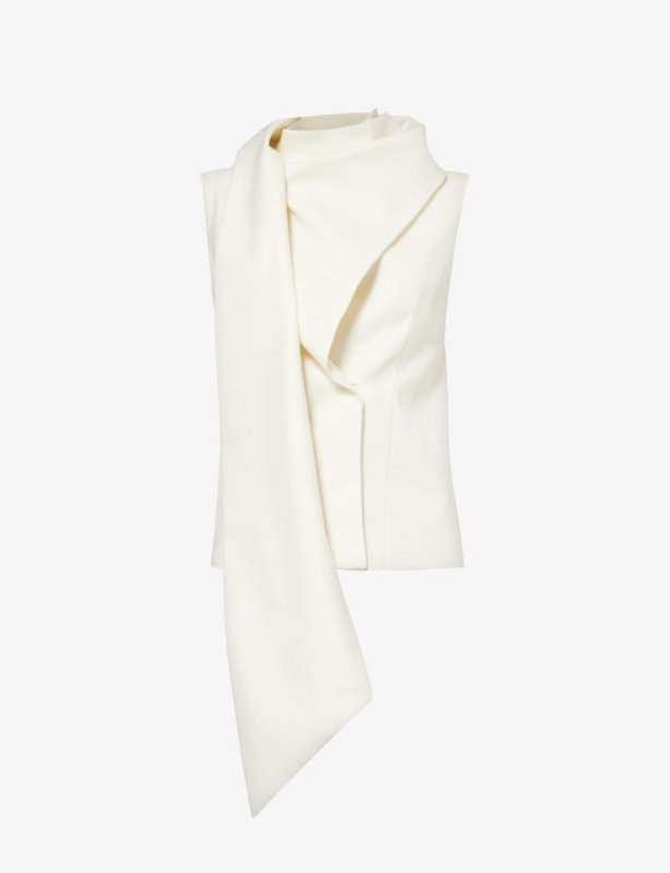 Lyra Sleeveless Wool-Blend Top