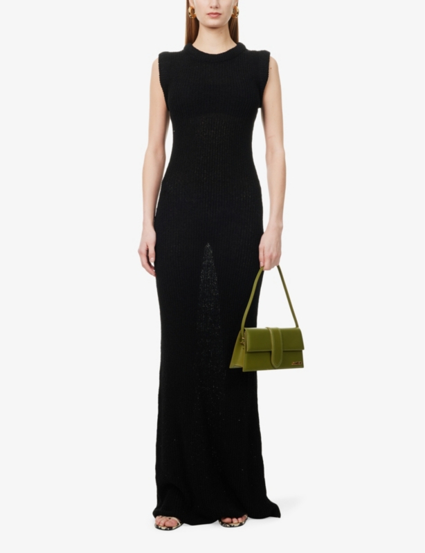 Obi Sleeveless Knitted Maxi Dress