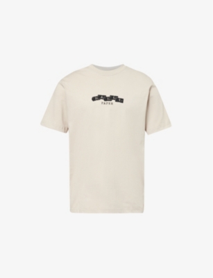 DAILY PAPER: Crewneck Brand-Print Cotton-Jersey T-Shirt