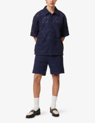 DAILY PAPER: Lace Shield Short-Sleeve Knitted Shirt