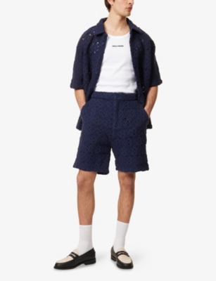 DAILY PAPER: Lace Shield Knitted Shorts