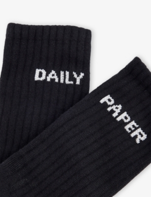 DAILY PAPER: E-Type Pack of Two Cotton-Blend Socks
