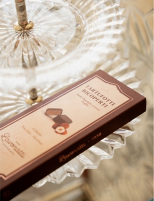LAVORATTI 1938: Hazelnut Dark Chocolate-Covered Truffles 90g