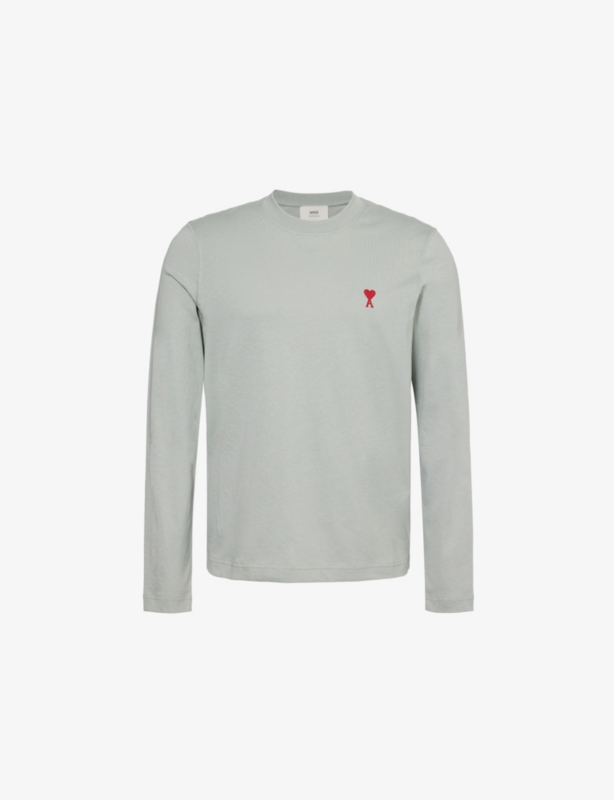 De Coeur long-sleeve cotton T-shirt
