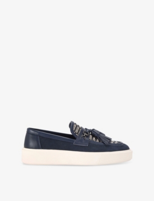 Kurt Geiger Mens  London Milbank Tassel Leather Loafers