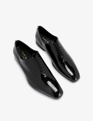KURT GEIGER LONDON: Logan Patent-Leather Oxford Shoes