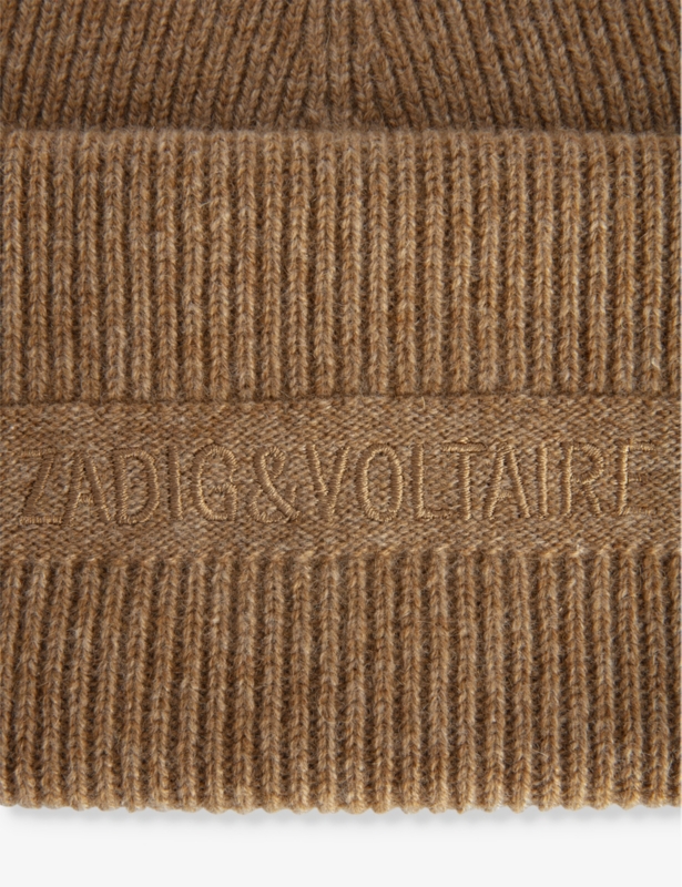 Ben Brand-Embroidered Cashmere Beanie