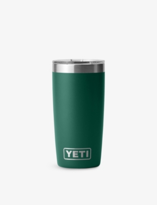 Yeti Black Forest Green Rambler 10oz Stainless Steel Tumbler 295ml In Green