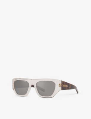 Saint Laurent Sl 740 Sunglasses In Brown