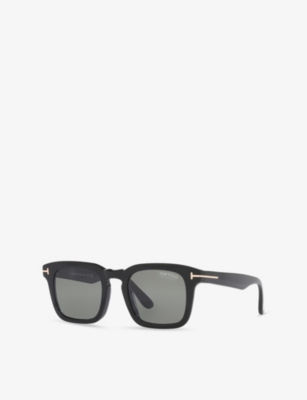Tom Ford Womens Black Sun Dax Ft0751 Square-frame Acetate Sunglasses In Black