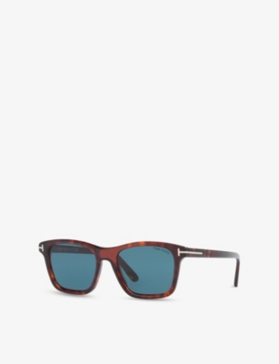 Tom Ford Womens Brown Ft1179 Barron Square-frame Acetate Sunglasses In Brown