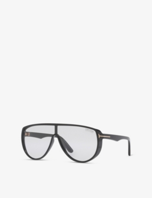 TOM FORD: FT1182 Achilles Pilot-Frame Acetate Sunglasses