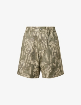 JACQUEMUS: Printed Relaxed-Fit Cotton-Poplin Shorts