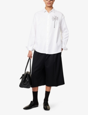 JACQUEMUS: Simon Twill Cotton-Shirt