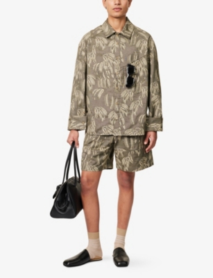 JACQUEMUS: Printed Relaxed-Fit Cotton-Poplin Shirt