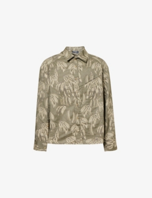 JACQUEMUS: Printed Relaxed-Fit Cotton-Poplin Shirt