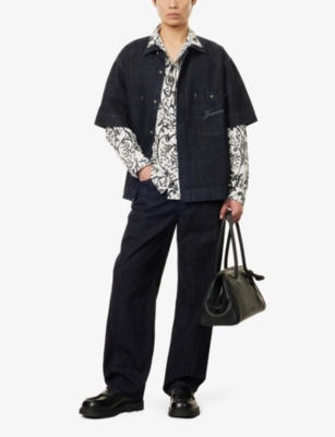 JACQUEMUS: Le De-nimes Mirada Balloon-Leg Regular-Fit Denim Jeans