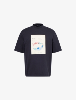 JACQUEMUS: The Marino Graphic-Print Cotton T-Shirt