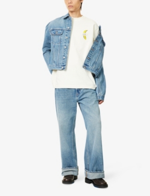 JACQUEMUS: The Banane Graphic-Print Short-Sleeve Cotton-Jersey T-Shirt