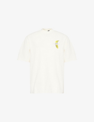 JACQUEMUS: The Banane Graphic-Print Short-Sleeve Cotton-Jersey T-Shirt
