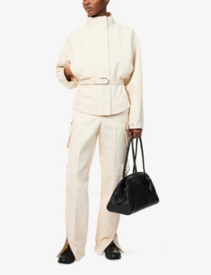 JACQUEMUS: Le Cargo Atelier Wide-Leg High-Rise Woven Trousers